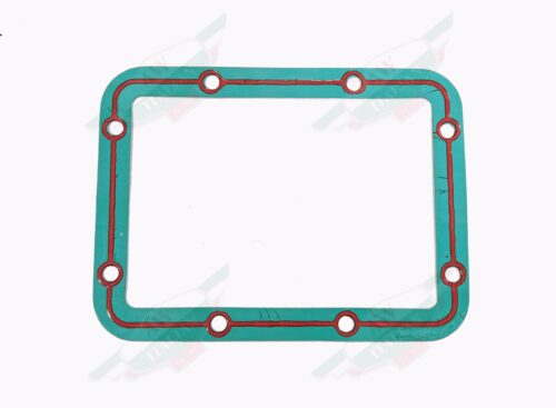 green gasket on white background