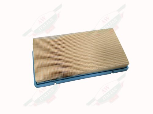 tan rectangular filter on white background