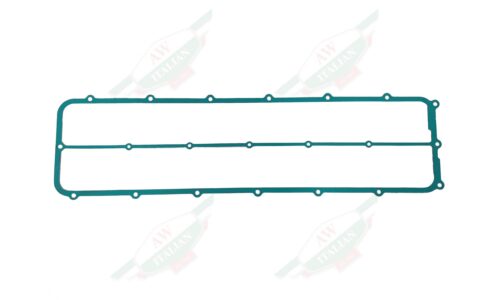 green rectangular gasket on white background