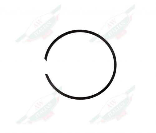 black ring on white background