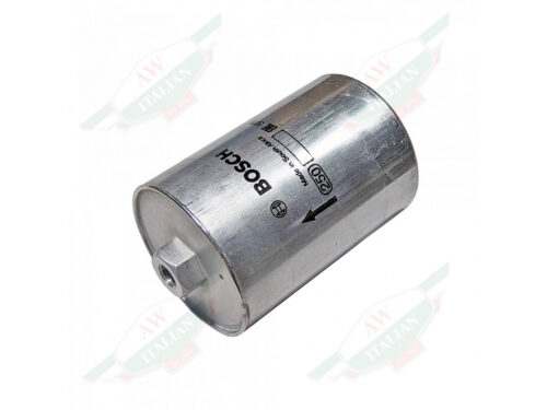 bosch fuel filter silver metal cylinder