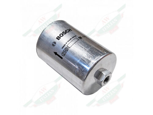 bosch fuel filter silver metal cylinder