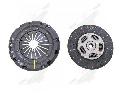 ferrari 194775 clutch disc and plate metal circles on white background