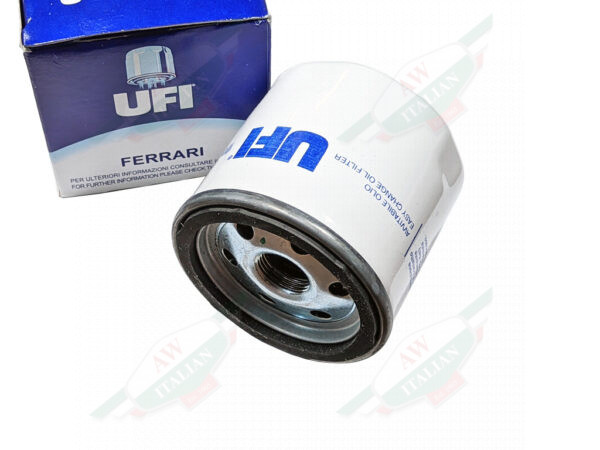 ferrari 206166 oil filter ufi white and blue