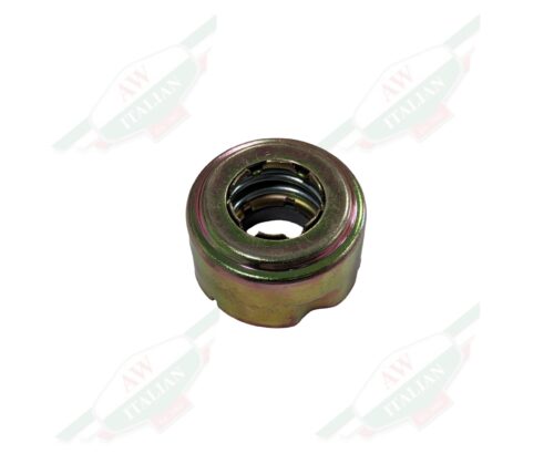 gold circular bearing on white background