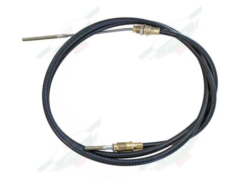 ferrari 500748 black clutch cable on white background