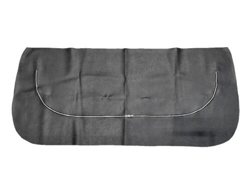 Black vinyl rectangle on white background