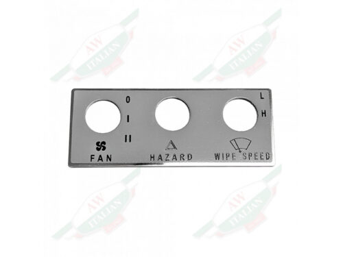 ferrari 60770800 fan hazard wipe speed rectangle plate with 3 holes