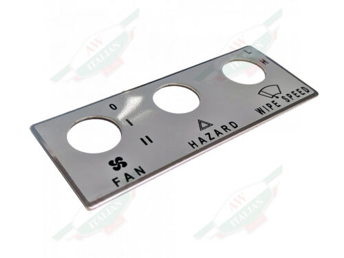 ferrari 60770800 fan hazard wipe speed rectangle plate with 3 holes