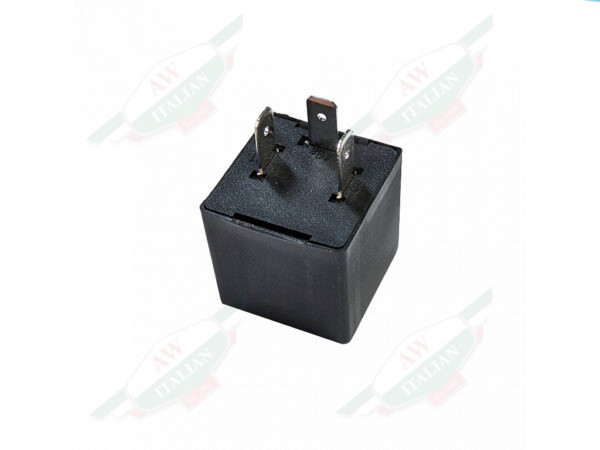black cube with 3 metal prongs