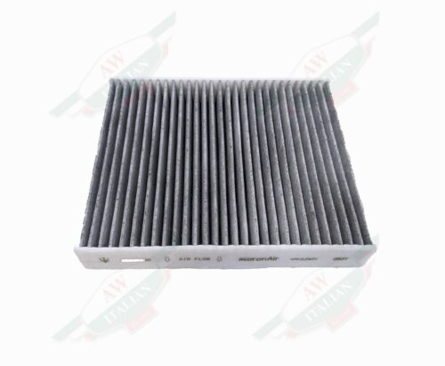 grey square filter on white background