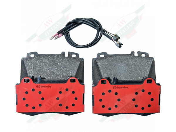 ferrari 70000885 brake pads red brembo with black wires