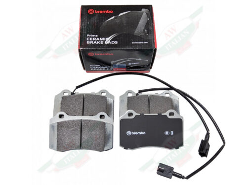 brembo brake pads grey and black with wires