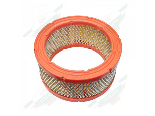 ferrari 95180051 round air filter orange and yellow with metal mesh