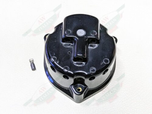 Black Ferrari Distributor Cap on White Background