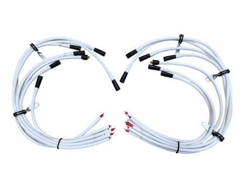 white wires with black and red tips in C shape
