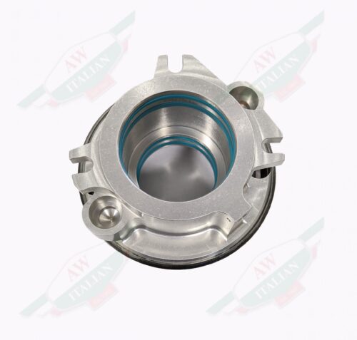 silver metal cylindrical ring on white background