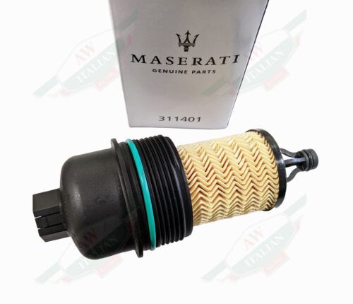 black and yellow cylindrical filter on white background