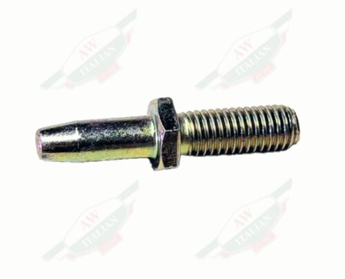 shiny silver bolt on white background