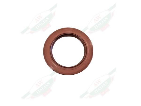 brown circular ring on white background