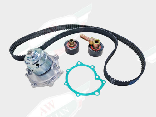 AW4348000W ferrari 348 black timing belt kit with water pump and green gasket