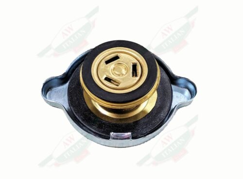 gold metal and black rubber top on white background