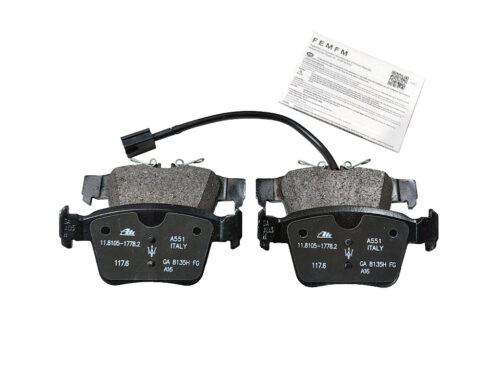 black brake pads with wire