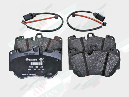lamborghini 4S0698151M brake pads black brembo with wear sensors