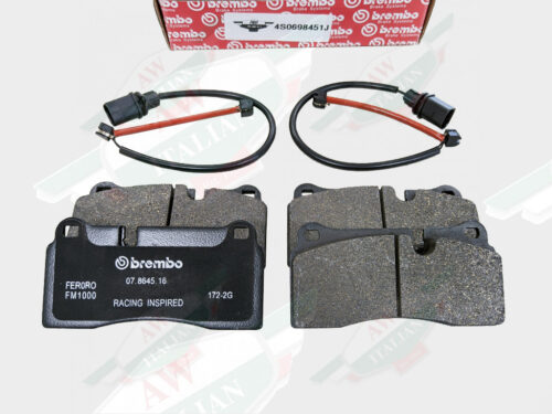 lambo 4S0698451J rear brake pads brembo black with wires red box