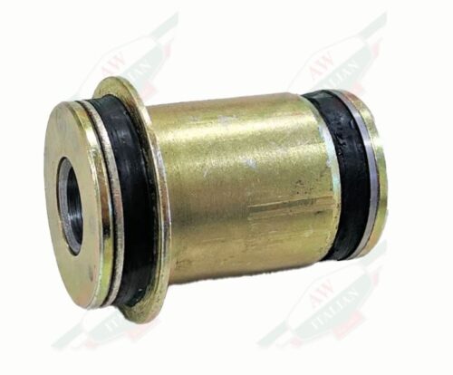 gold metal cylinder on white background