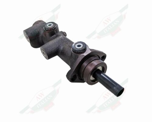 Black metal object laying horizontal on white background