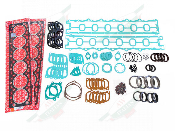 ferrari 151532HS1 gasket set with green gaskets red head gaskets copper and black rubber o-rings