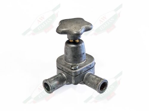 heater valve with 5 sided knob and 2 outlets