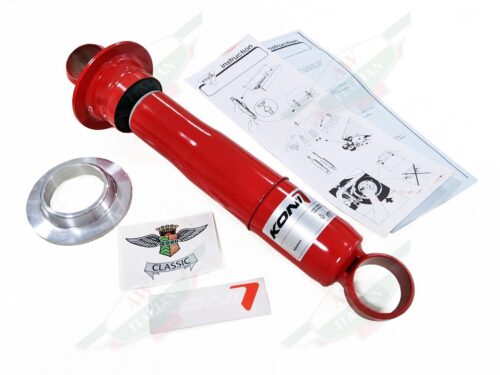 ferrari 206 246 dino 365 gtc4 koni red shock absorber with stickers and instructionson white background