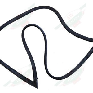 ferrari 208 288 308 328 rear window screen black weatherstrip rubber with white background