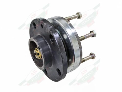 ferrari 124530 mondial qv front wheel hub black grey metal with gold nut