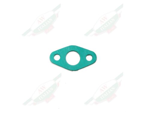 green gasket on white background