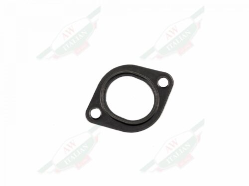 black engine seal with white background