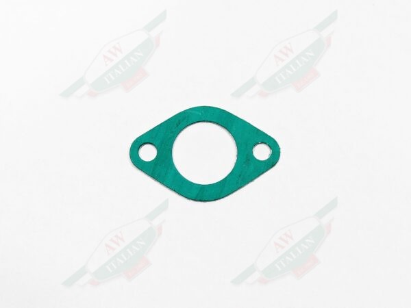 green gasket on white background