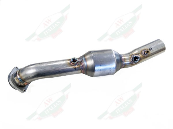 ferrari 181967 catalytic converter 360 steel metal tig welded on white background