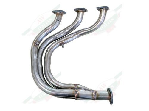 ferrari 95200102 rear exhaust manifold steel metal tig welded white background