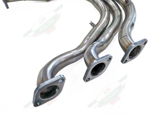ferrari 95200102 rear exhaust manifold steel metal tig welded white background