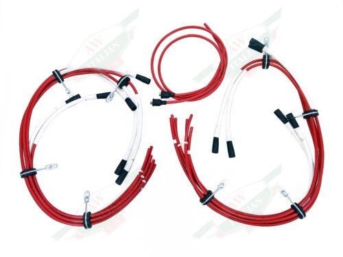 lambo 10344R lamborghini ignition wire set red white and black
