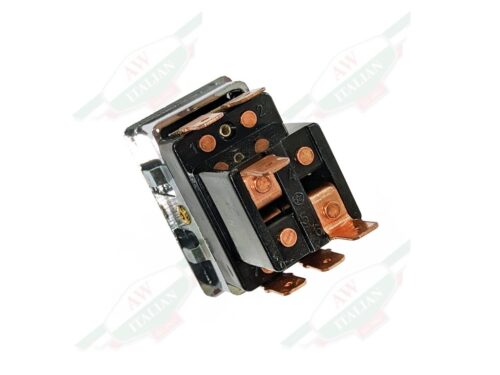 69529 fuel tank switch black plastic chrome bezel