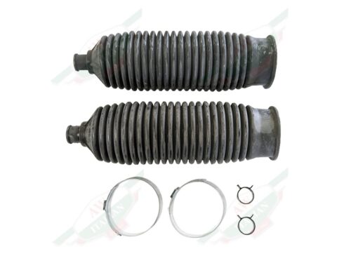 maserati 980139056 steering rack boots black rubber bellows with clamps