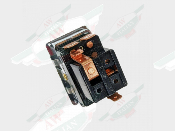 6071000 panel illumination switch black plastic rocker chrome bezel