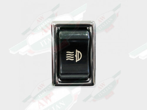 69528 fog light switch maserati black plastic rocker chrome bezel