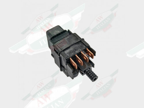 363300126 maserati trunk release button black plastic white car logo