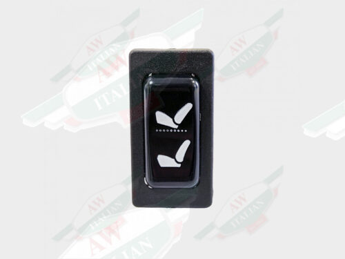 323350351 maserati seat tilt adjust rocker switch black plastic white logos