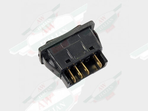 323350351 maserati seat tilt adjust rocker switch black plastic white logos